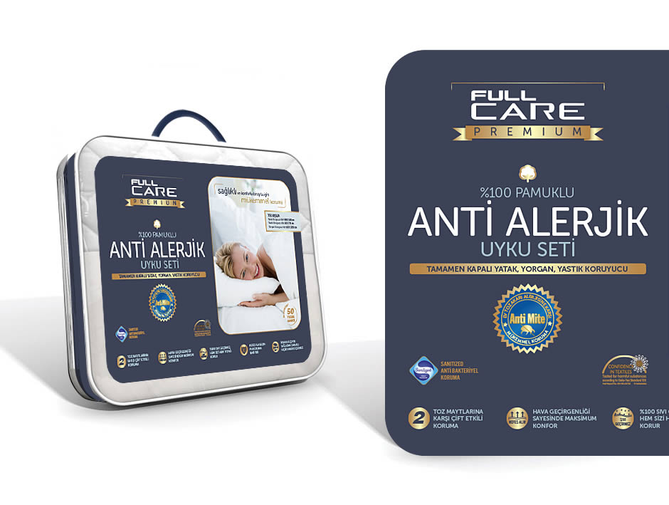 Product Branding for Fullcare Premium Anti Allergy Bedding