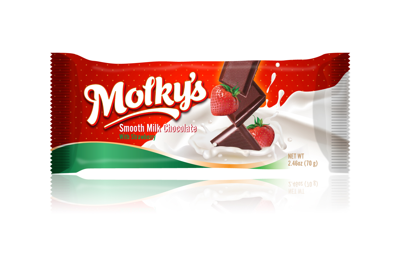 Product Branding and Packaging Design for Molky's Chocolate