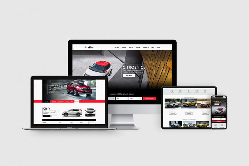 Inallar Automotive Website Design