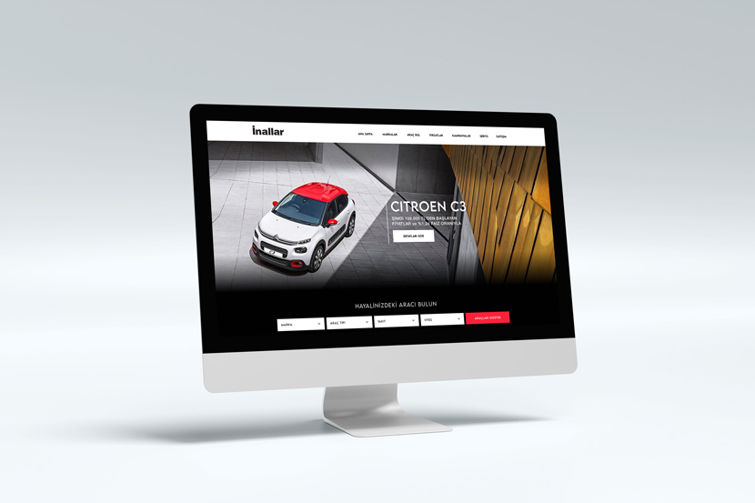 Inallar Automotive Website